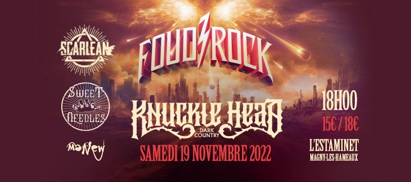 Le Festival Foud'Rock est de retour le 19 novembre 2022 à l'Estaminet (Magny-les-Hx - 78) 