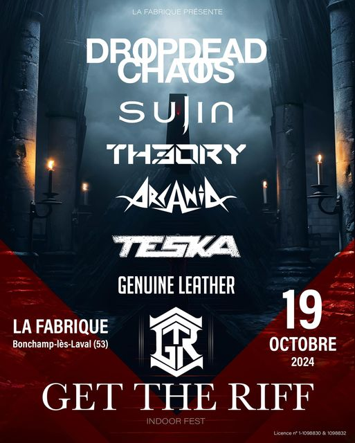 Le festival Get The Riff se tiendra le samedi 19 octobre prochain 