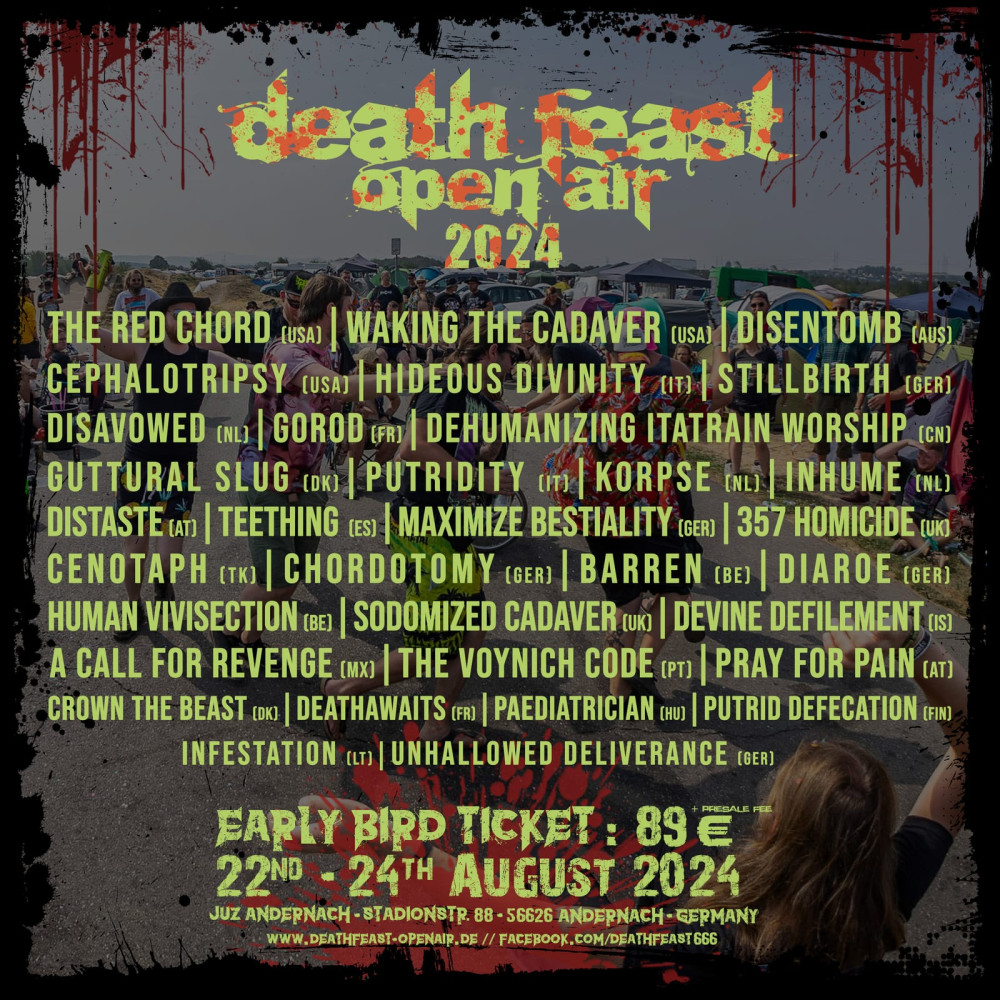 Le festival le plus brutal de l'année, Deathfeast Open Air, approche à grands pas ! 
