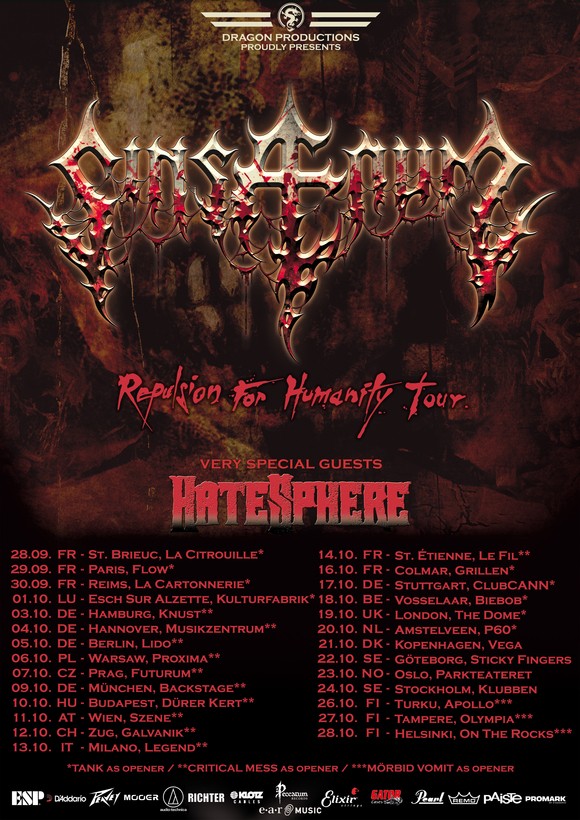 Le groupe de Death Metal, Sinsaenum, en tournée cet automne! 