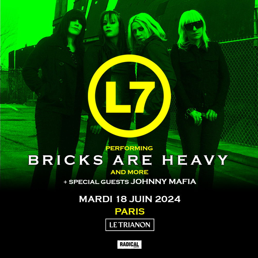 Le groupe phare des 90s L7 en concert au Trianon le 18 juin 2024 