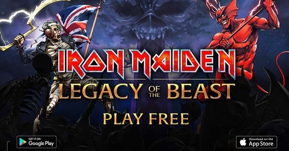 Le jeu mobile free-to-play Legacy of the Beast d'Iron Maiden annonce sa toute première collaboration avec le groupe suédois Amon Amarth.