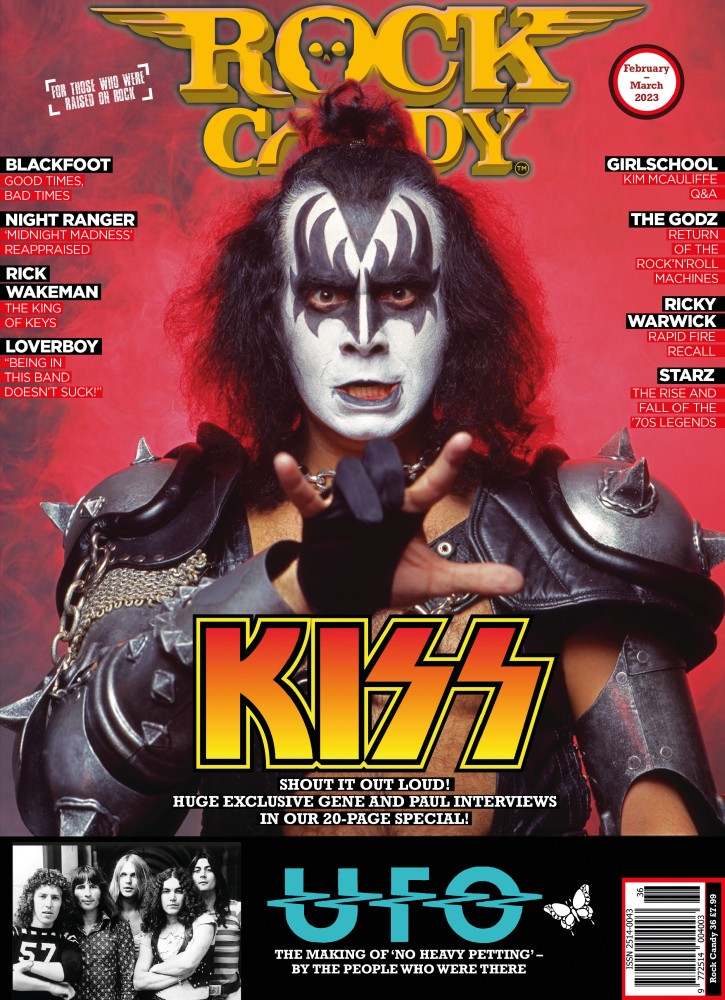 Le magazine ROCK CANDY met Kiss à l'honneur 