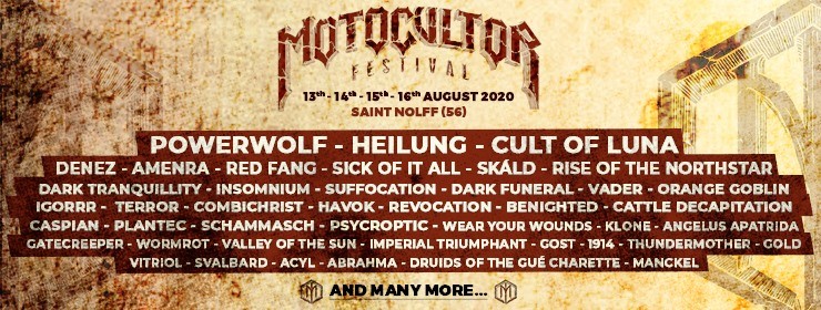 le Motocultor 2020  a son tour annulé ! 