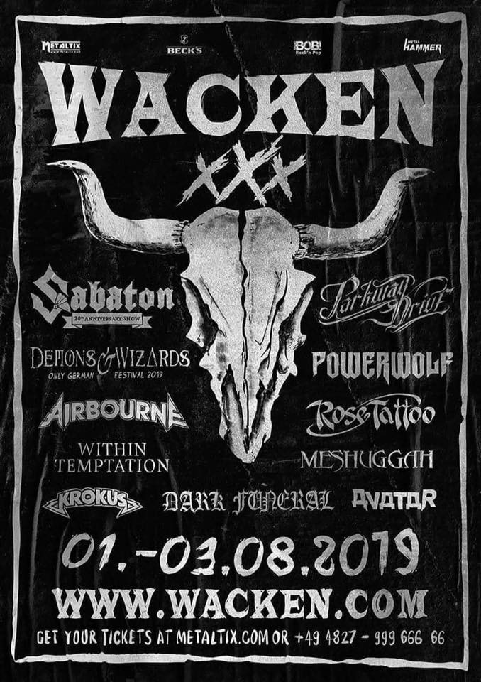 Le Wacken Open Air dévoile les plus gros noms de son édition 2019 qui marquera les 30 ans du festival 