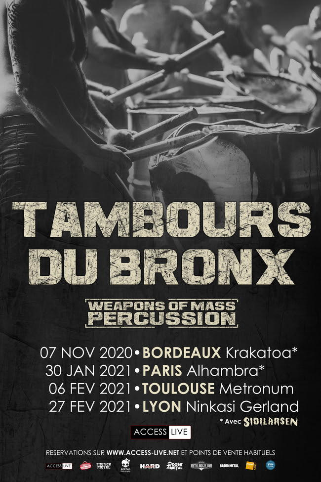 LES TAMBOURS DU BRONX en concert ! 