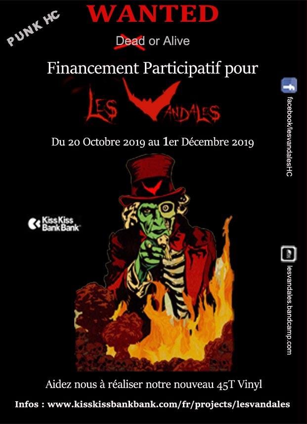 Les vandales ont besoin de toi pour le financement de leur nouvel Ep!!! 