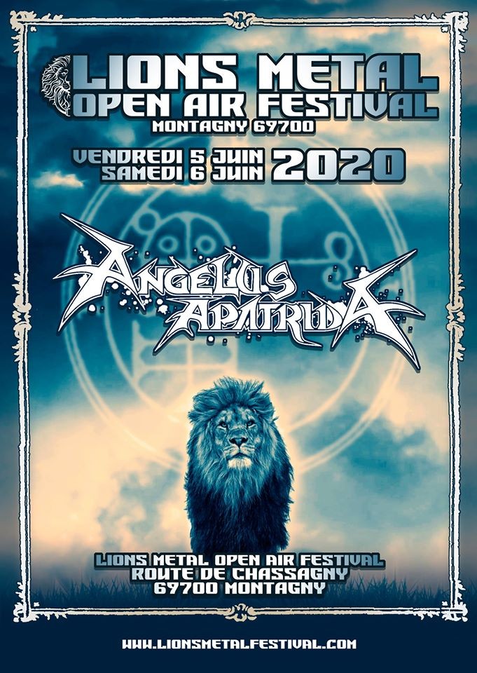 LIONS METAL Festival, ANGELUS APATRIDA se rajoute à l'affiche !