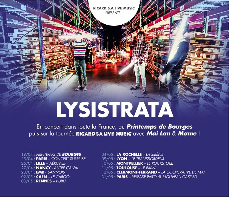 LYSISTRATA : coup de coeur Ouest France & Printemps de Bourges cette semaine. 