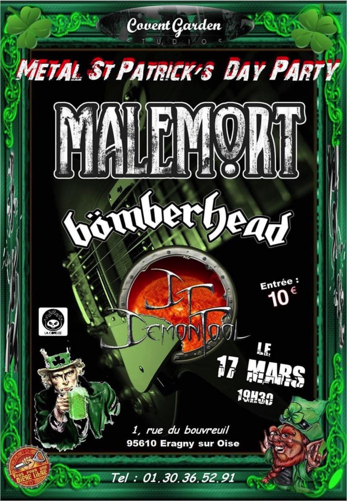 MALEMORT : Concert au Covent Garden le 17 mars prochain! 