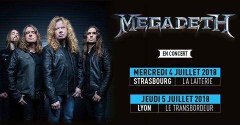 Megadeth en France cet été 