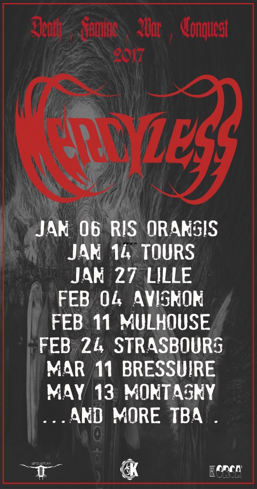 MERCYLESS en tournée en 2017! 