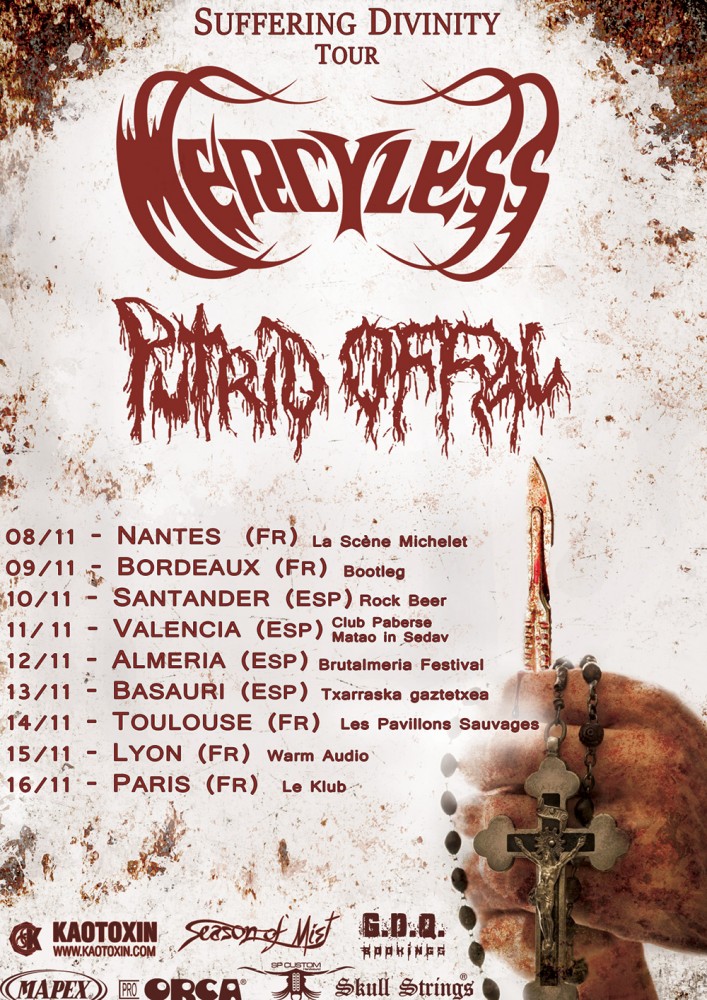 MERCYLESS les dates de concerts! 