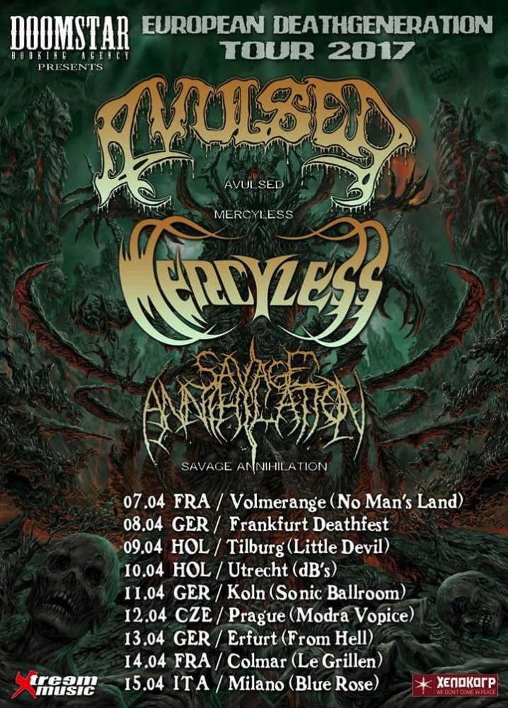 MERCYLESS : Prochaines dates de concerts! 
