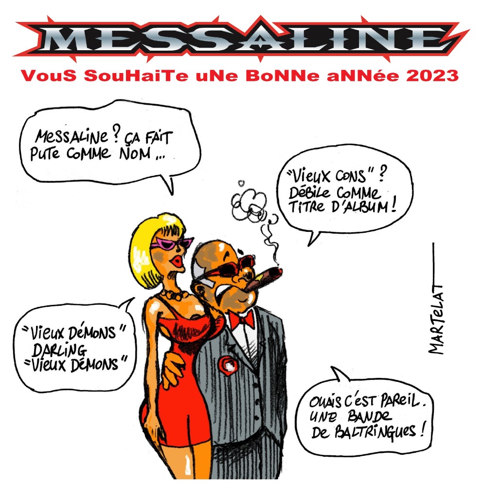 MESSALINE : Leurs voeux en BD 