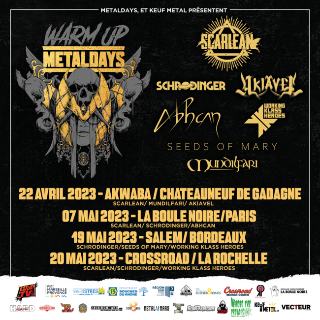 MetalDays 2023 : les Warm Up/ Prochaines dates 