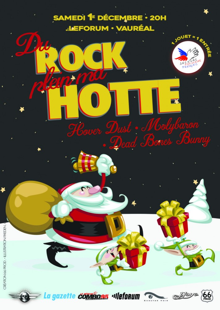 Molybaron s'associe au projet \'\' Du Rock plein ma hotte\'\' le 1er décembre prochain! 