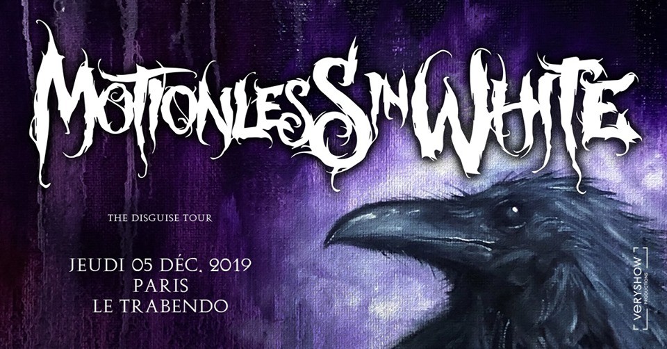 Motionless In White de retour au Trabendo le 05/12/2019 