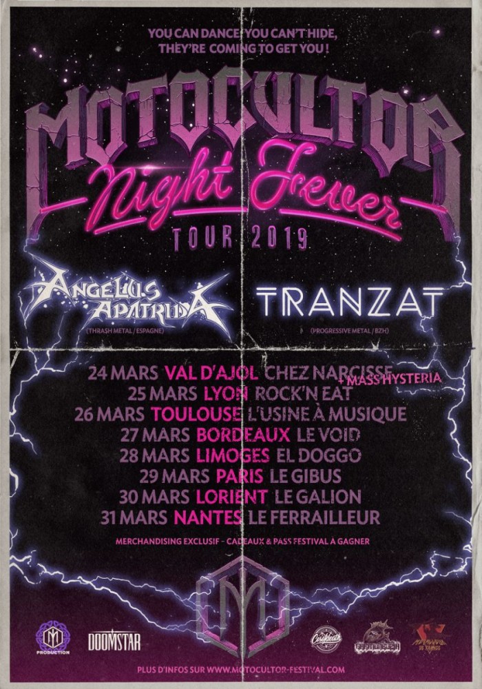 MOTOCULTOR NIGHT FEVER  TOUR 2019! 