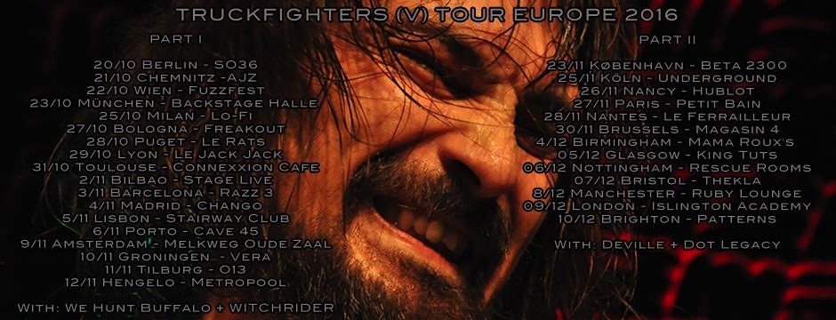 Ne ratez pas les Truckfighters en tournée en France 