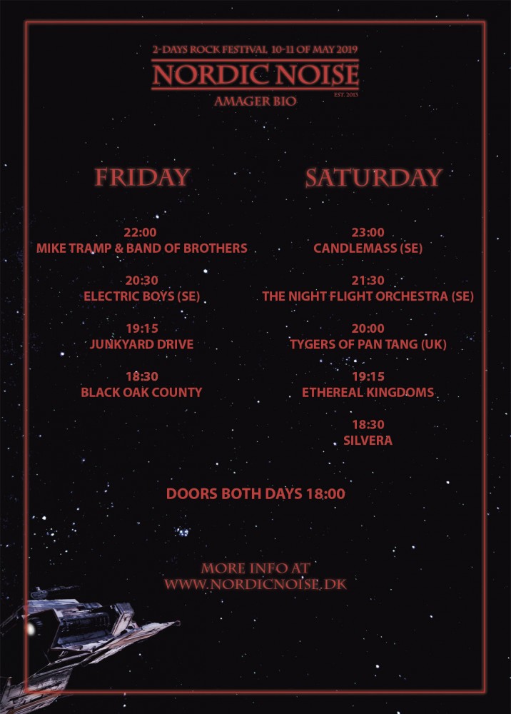 Nordic Noise Rock Festival 2019, les 10 et 11 mai prochain!!! 