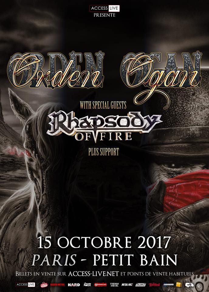 Orden Ogan et Rhapsody Of Fire à Paris 