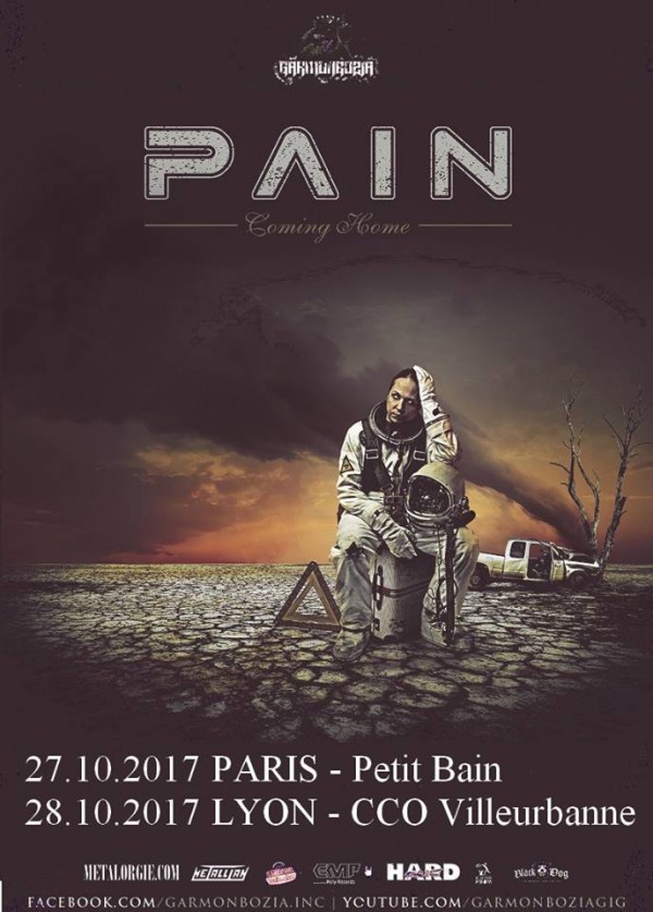 Pain de retour en France pour deux dates en octobre  
