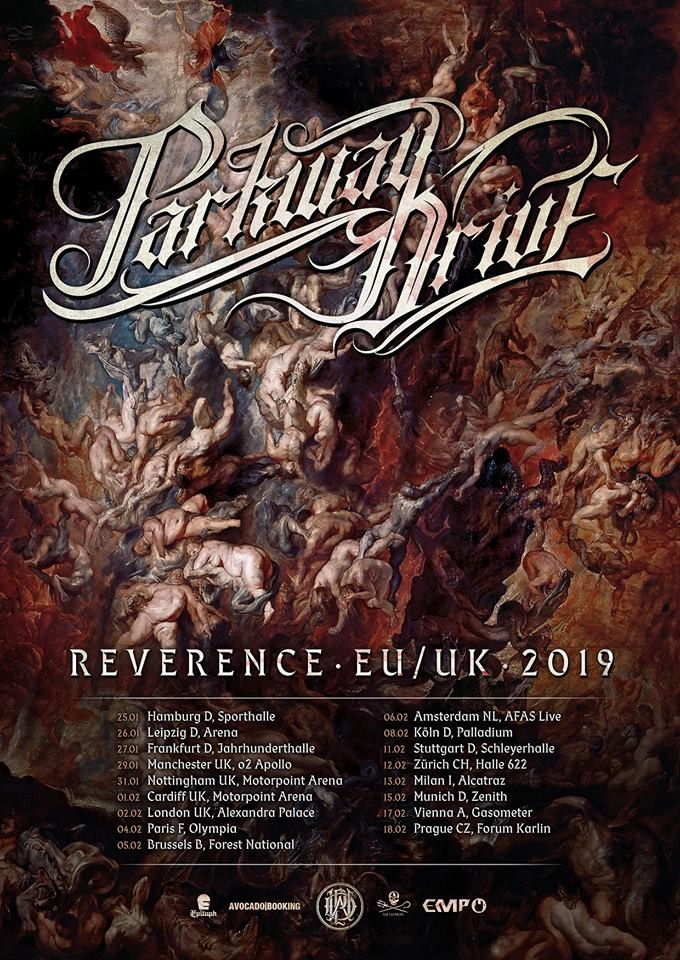 Parkway Drive annonce les dates de la tournée \'\'Reverence EU/UK 2019\'\' 