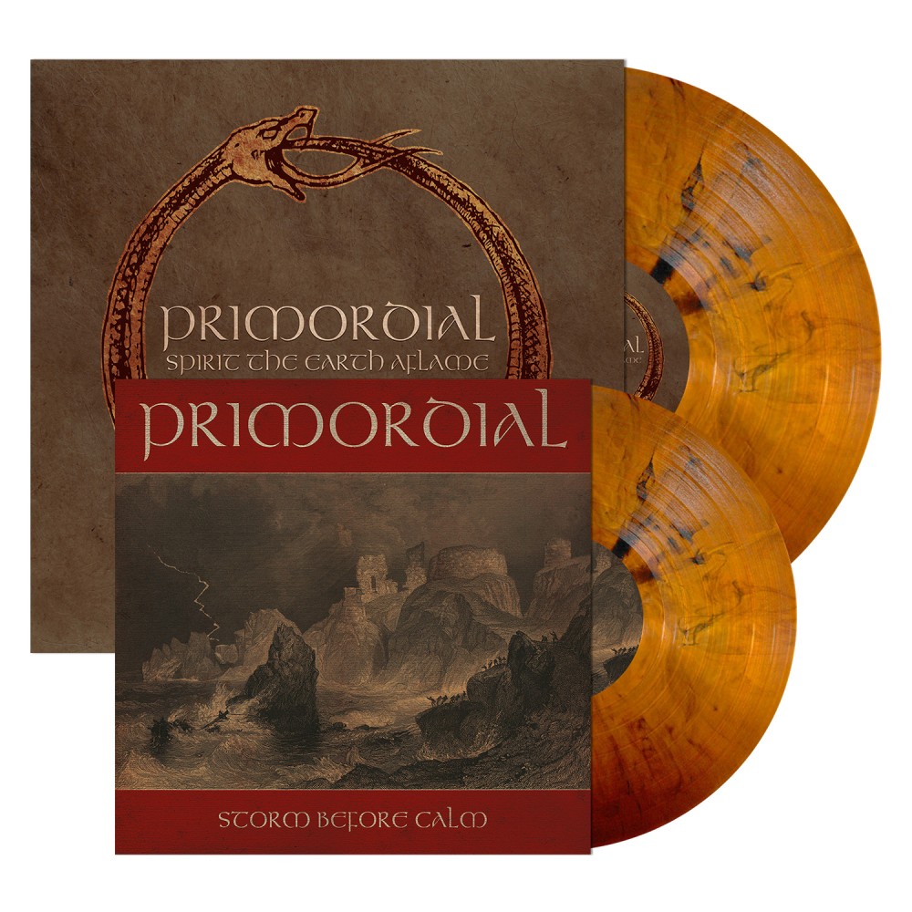 PRIMORDIAL : réédition en vinyle des albums 'Spirit The Earth Aflame' et 'Storm Before Calm'  