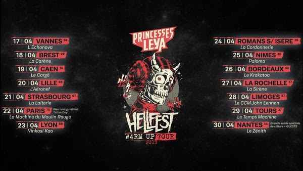 Princesses Leya au HELLFEST W4RM UP 7OUR ! 