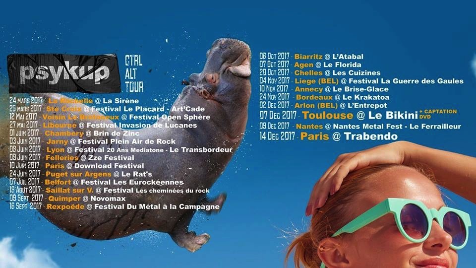 PSYKUP en tournée dans toute la France ! 