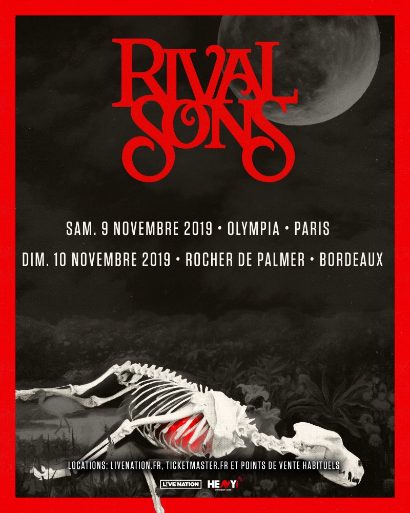 Rival Sons  annonce deux nouvelles dates françaises et dévoile le clip 'Too Bad'!