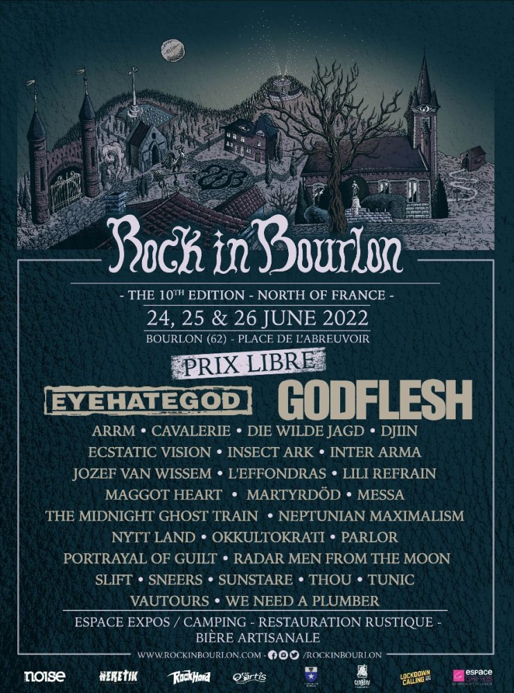 Rock in Bourlon Festival 2022 : de nouveaux noms, une seconde scène, un concert dans une église et bien d'autres ! 
