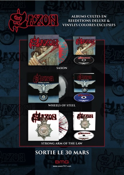 SAXON : Nouvelles ré-editions deluxe chez BMG ! 