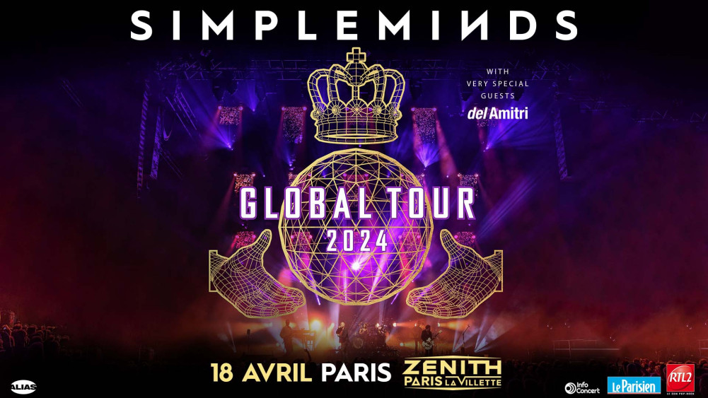 Simple Minds au Zénith de Paris le 18 avril 2024 