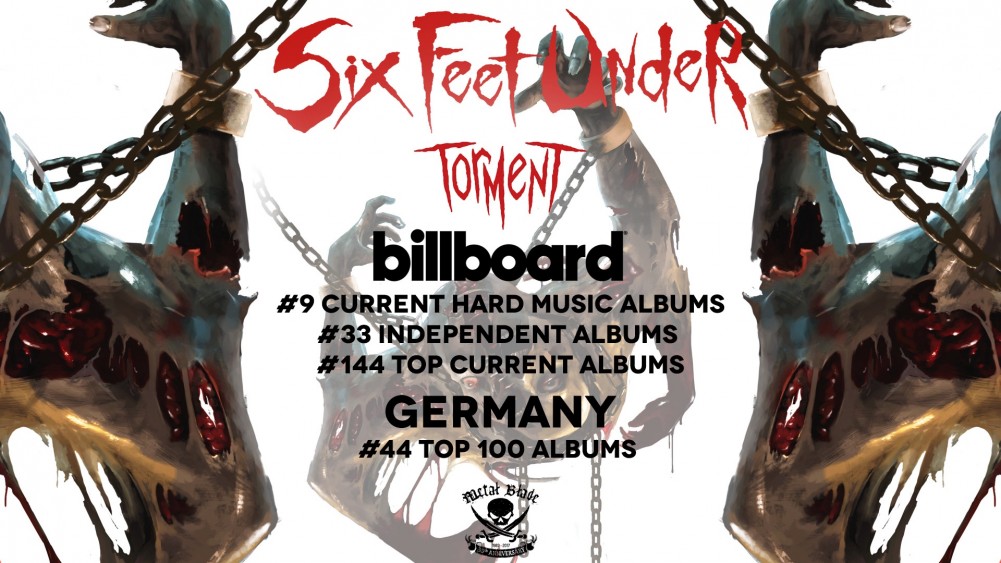 SIX FEET UNDER : Fait son entrée dans les Charts! 