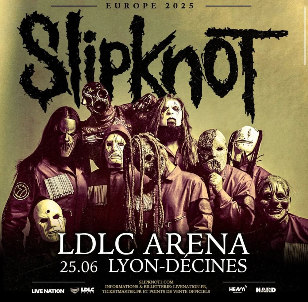 Slipknot à Lyon le 25 juin 2025 