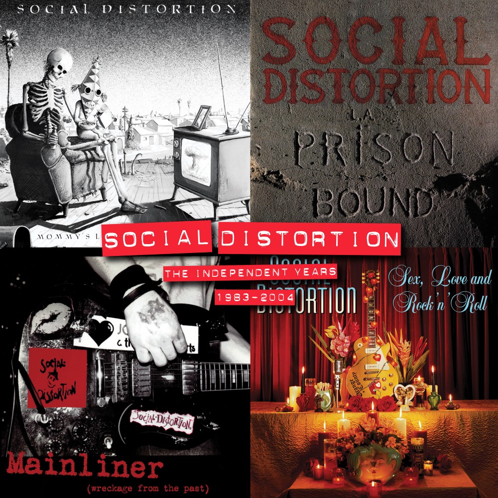 SOCIAL DISTORTION nouveau coffret 4 vinyles 