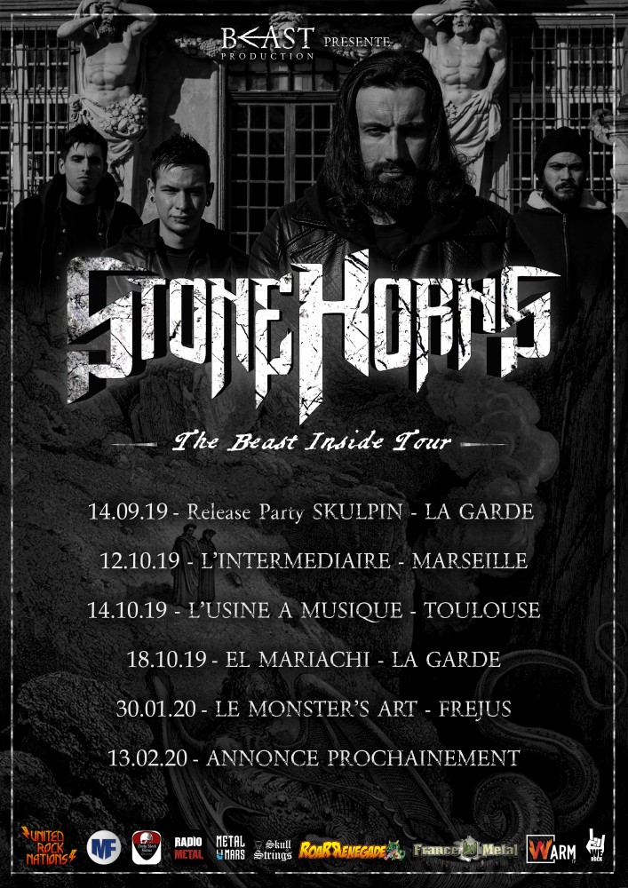 Stone Horns en tournée dès le 16 septembre!