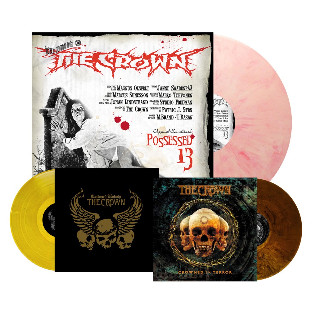 The Crown annonce des rééditions en vinyle pour 'Crowned In Terror', 'Crowned Unholy' et 'Possessed 13', ainsi qu'unetournée européenne qui débutera en décembre 