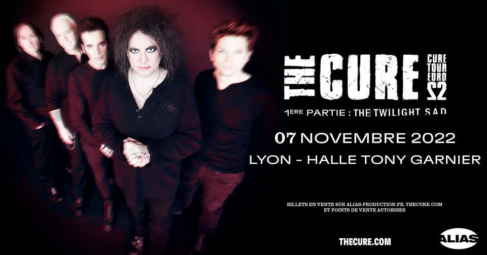 THE CURE & The Twilight Sad le 7 novembre 2022 à la Halle Tony-Garnier de Lyon 