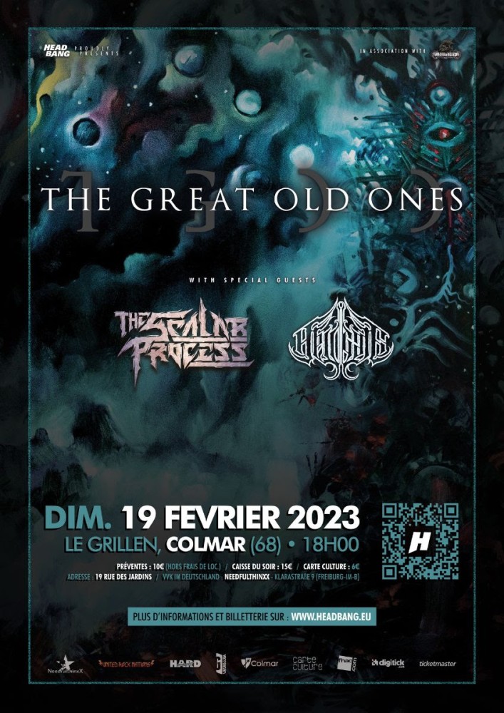 THE GREAT OLD ONES + GUESTS le 19 février 2023 au Grillen à Colmar! 