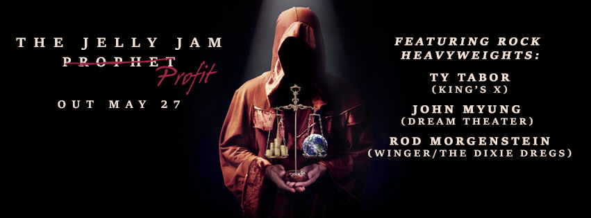THE JELLY JAM (avec des membres de King's X et Dream Theater) dévoile un nouveau titre ! 