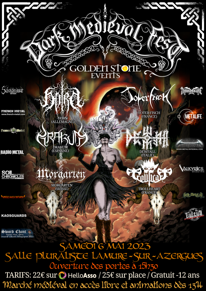 Trollheart remplace Vosegus au DARK MEDIEVAL FEST 2023 (69) 