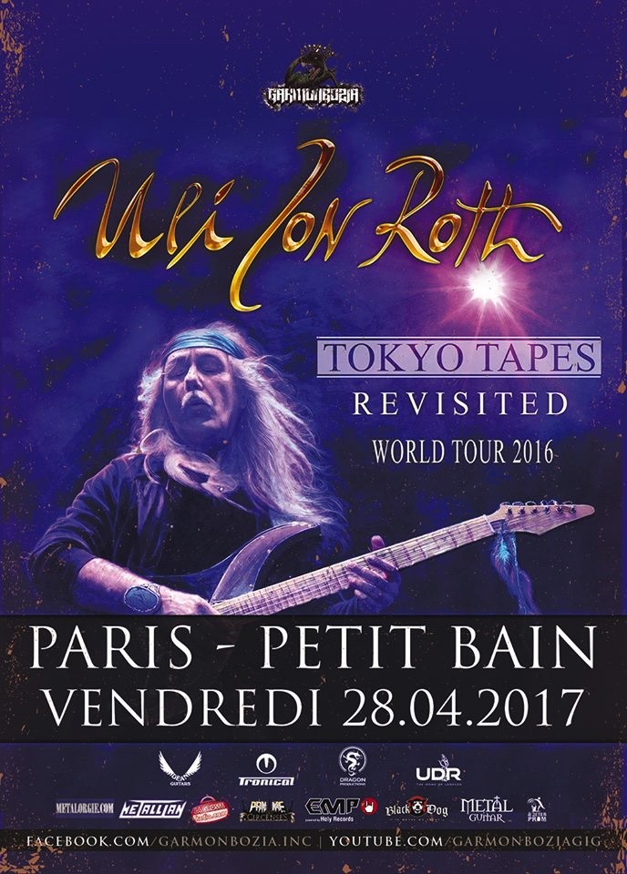 ULI JON ROTH à Paris ! 