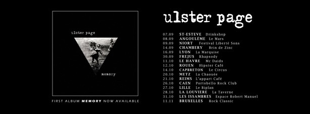 ULSTER PAGE : \'\'In The Explosion\'\' , nouveau clip disponible + dates de tournée ! 