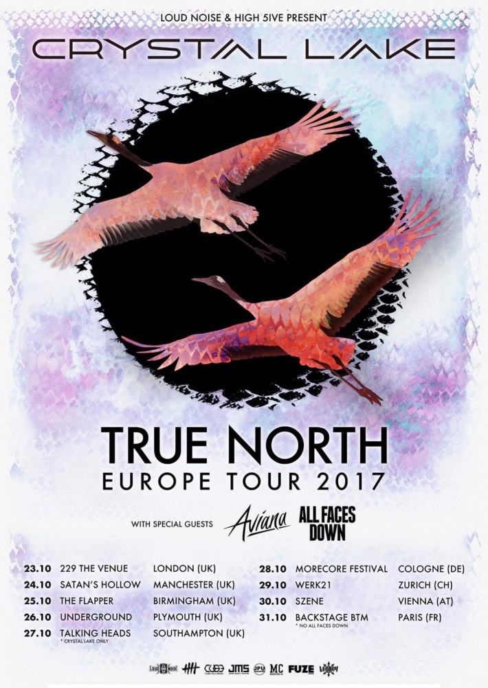 Un aperçu du nouveau single de Crystal Lake et les dates de la mini tournée européenne