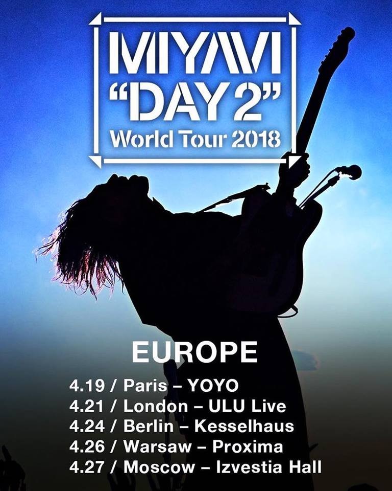Une mini-tournée européenne pour Miyavi 