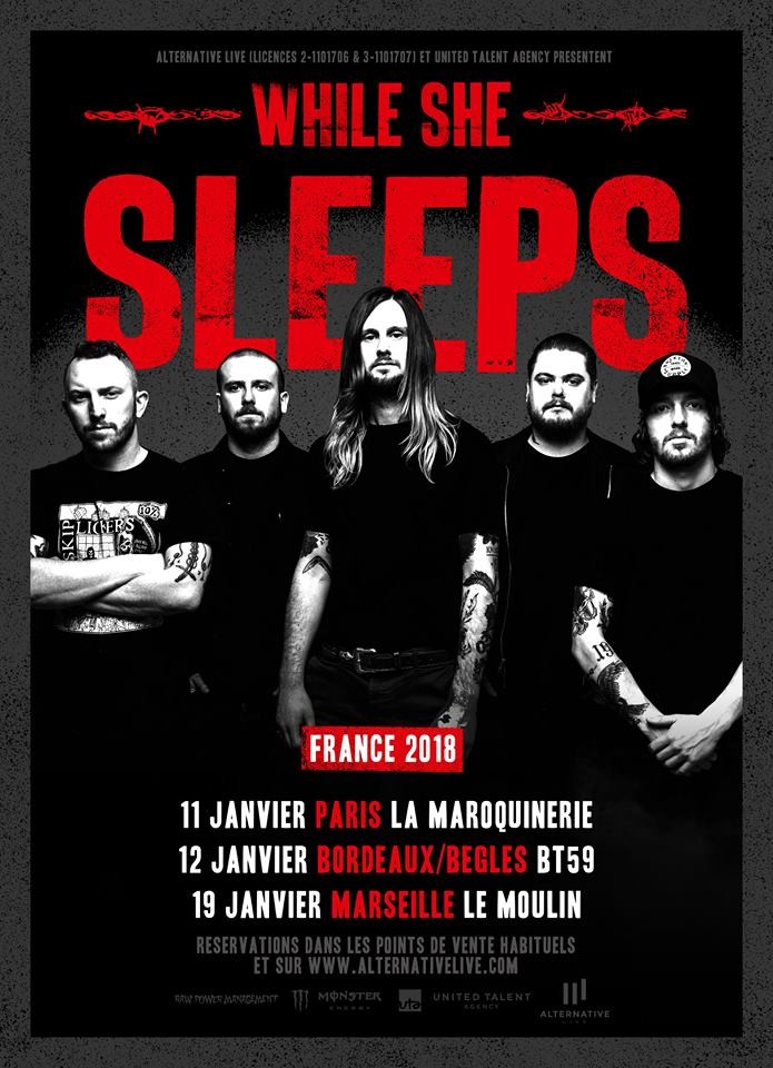 Une tournée pour While She Sleeps