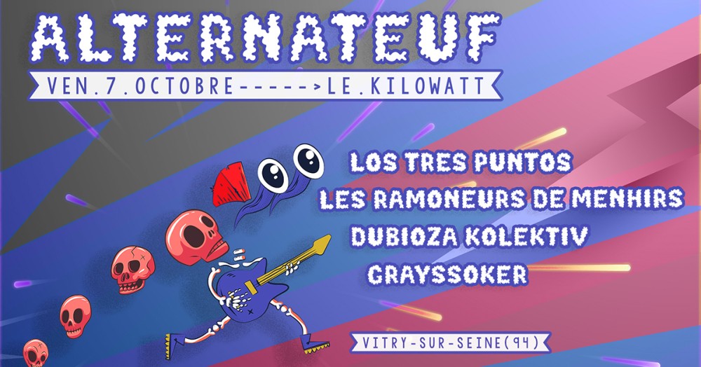 Venez faire la fête à l'Alternateuf le 07 octobre ! 